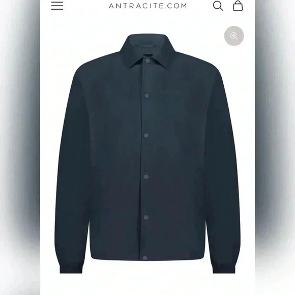 PEAK PERFORMANCE 2L Coach Jacket Waterproof jacket in Blue Shadow Size S - Picture 4 of 7